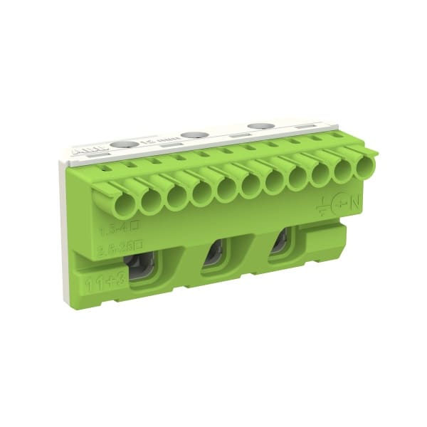 ABB - PE-Klemmenblock 11x4+3x25qmm Quick-Steckklemme