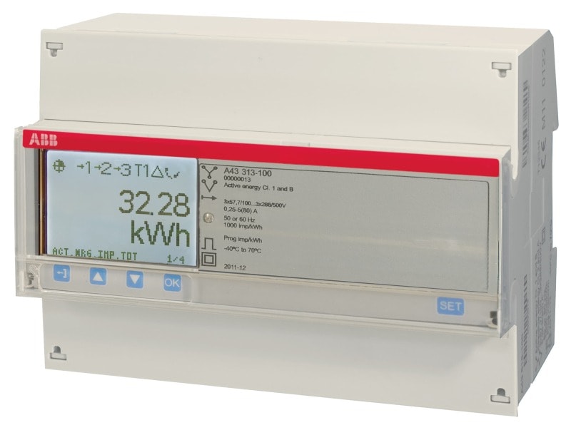 ABB - Drehstromzähler 'Silber' M-bus 3-phasig 80 A