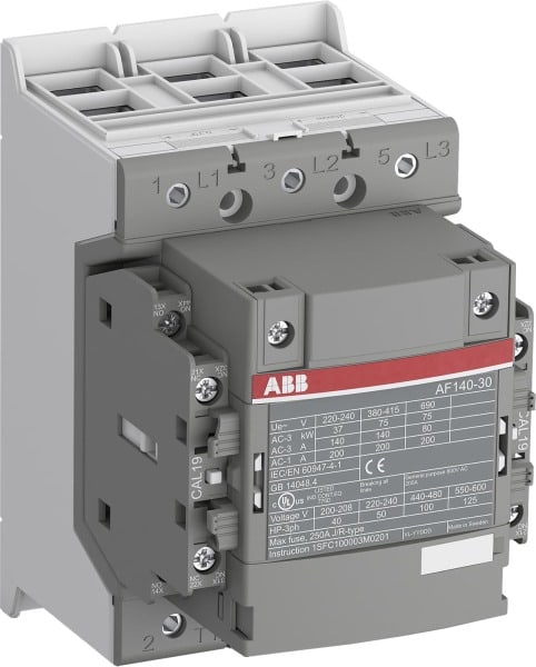 ABB - Schütz 75kW 24-60V 50/60Hz / 20-60V DC Hiko: 2S+2Ö Klemmenanschlüsse