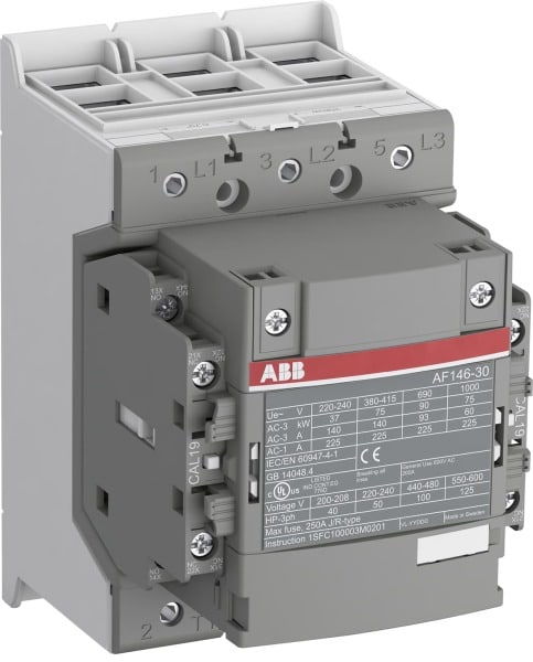 ABB - Schütz 75kW 24-60V 50/60Hz / 20-60V DC Hiko: 2S+2Ö Klemmenanschlüsse