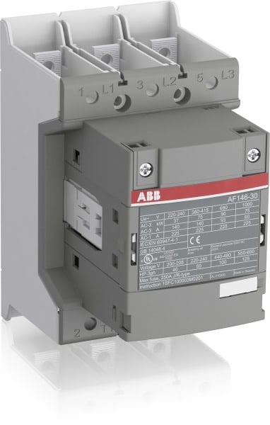 ABB - AF146-30-00B-12 Schütz 75kW, 48-130V 50/60Hz / DC Schienenanschlüsse