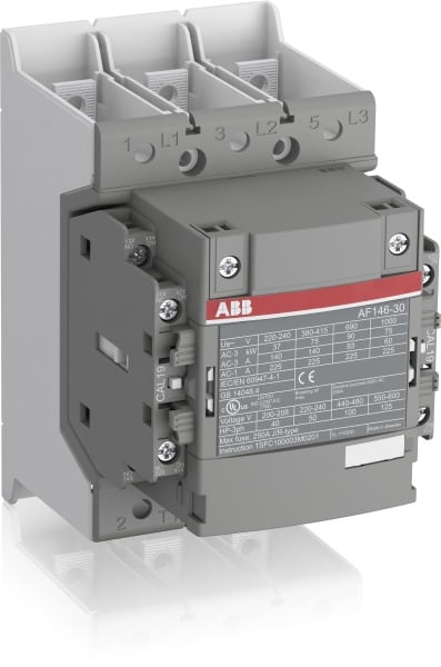 ABB - AF146-30-22B-13 Schütz 75kW, 100-250V 50/60Hz / DC Schienenanschlüsse
