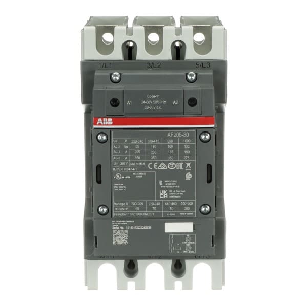 ABB - AF205-30-00-11 Schütz 24-60V 50/60Hz / 20-60V DC