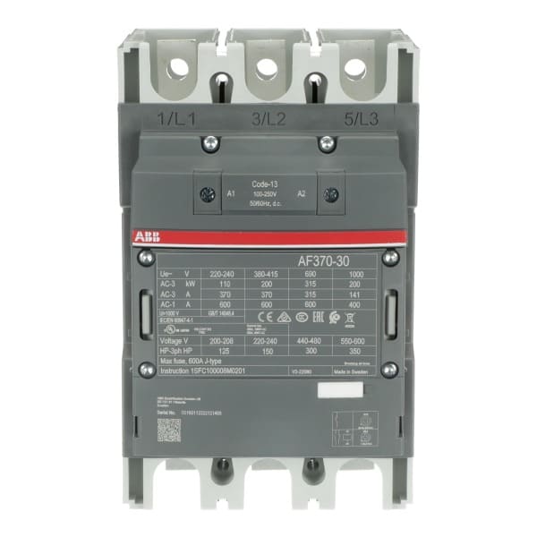 ABB - AF370-30-00-13 Schütz 100-250V 50/60Hz / DC