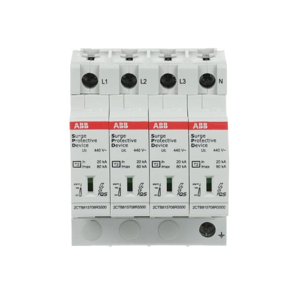 ABB - SPD T2 mit Reserve-Varistor 400/690 V TNS 3P 4P Imax 80kA In 30kA Up 2 4kV