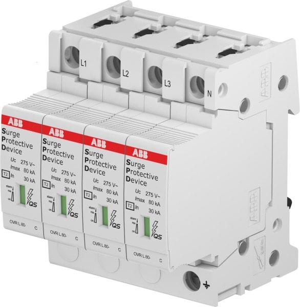 ABB - SPD T2 mit Reserve-Varistor 400/690 V TT/TNS 3P 3P+NImax 40kAIn 20kAUp 20kVTS