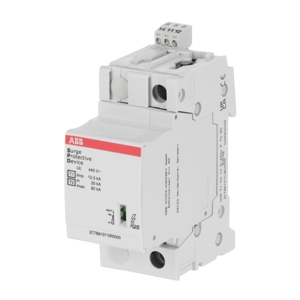 ABB - Kombi-Ableiter T1-T2 12.5kA/Pol 1-polig Uc 440V Up 1 6 kV TS