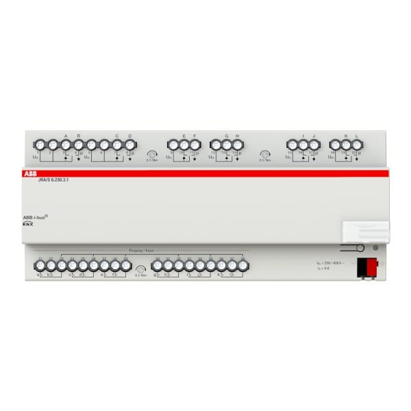 ABB - JRA/S6.230.3.1 Jalousie-/Rollladenaktor mit Binäreingängen, 6fach, REG