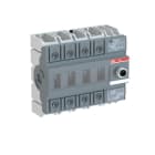 ABB - Lasttrennschalter 4P 160A o.Griff u.Welle Trägerplatten- und DIN-Schienenmontage