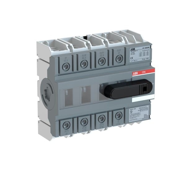 ABB - OT160G40K Lasttrennschalter 4-polig 160A m. schwarzem Knebelgriff