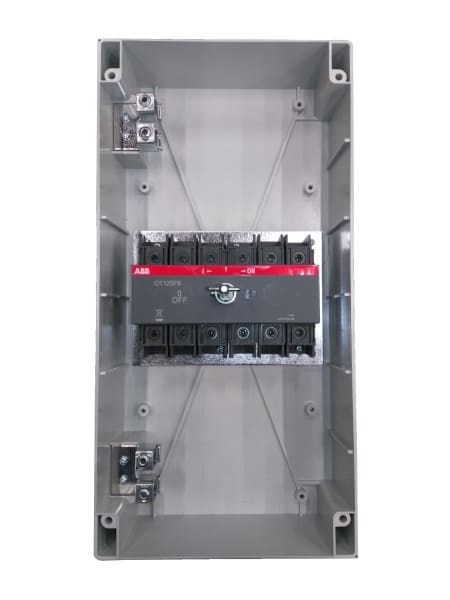 ABB - Sicherheitsschalter Kunststoffgeh. 6P 90 A 415V Griff schwarz IP65 oben/unten