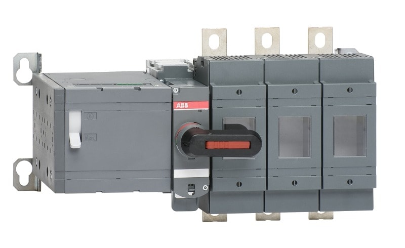 ABB - Lasttrennsch. mit Motor 3P 400A, m.Griff f.manuel.Betrieb Motor (Ue) 220-240 VAC
