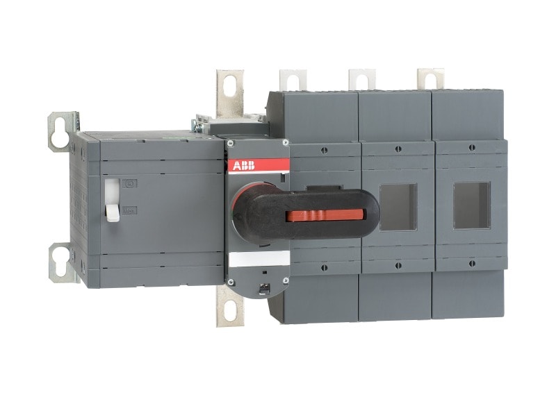 ABB - Lasttrennsch. mit Motor 3P 400A, m.Griff f.manuel.Betrieb Motor (Ue) 220-240 VAC