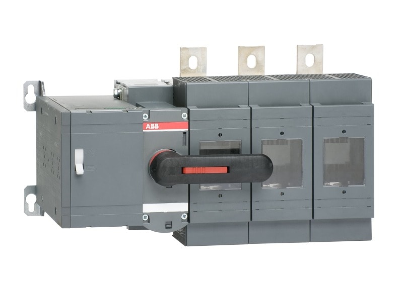 ABB - Lasttrennsch. mit Motor 3P 800A, m.Griff f.manuel.Betrieb Motor (Ue) 220-240 VAC