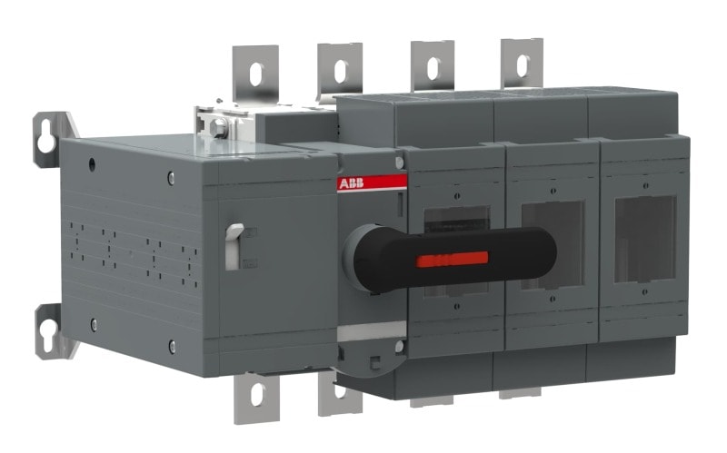 ABB - Lasttrennsch. mit Motor 3P 800A, m.Griff f.manuel.Betrieb Motor (Ue) 220-240 VAC