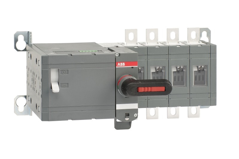 ABB - Lasttrennschalter mit Motor 4P 200A m.Griff f.manuel.Betrieb Motor 220-240VAC