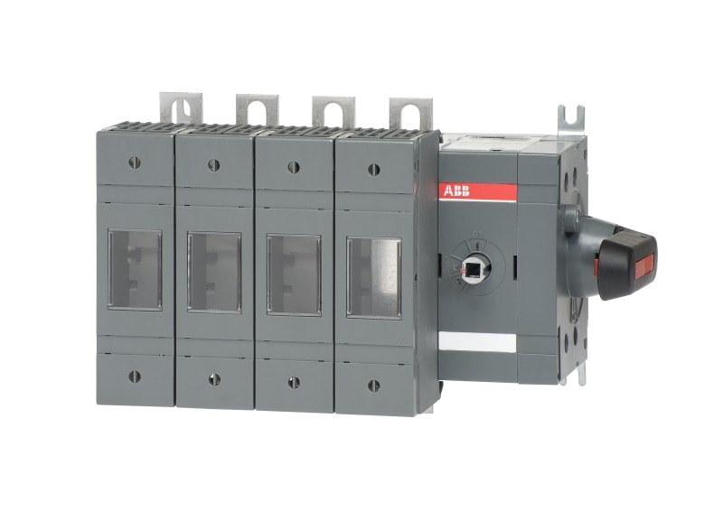 ABB - OS160GDS40N2 Lasttrennschalter f. Sich. 4-polig 160A o. Griff