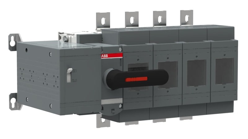 ABB - Lasttrennsch. mit Motor 4P 630A, m.Griff f.manuel.Betrieb Motor (Ue) 220-240 VAC