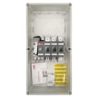 ABB - Sicherheitsschalter Kunststoffgeh. 3P 132kW 400V Griff rot-gelb IP65 oben/unten