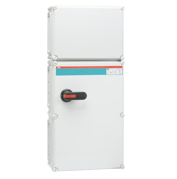 ABB - Sicherheitsschalter Kunststoffgeh. 3P 220kW 400V Griff schwarz IP65 oben/unten