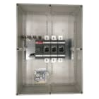 ABB - Sicherheitsschalter Kunststoffgeh. 3P 315kW 400V Griff rot-gelb IP65 oben/unten