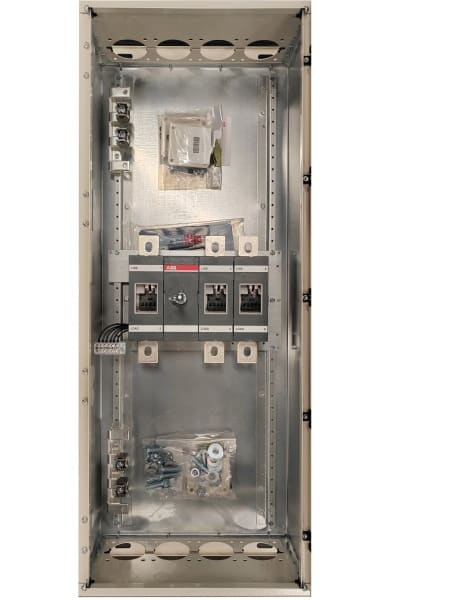ABB - Sicherheitsschalter Stahlblechgeh. 3P 315kW 400V Griff schwarz IP65 oben/unten