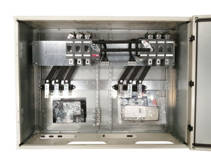 ABB - Sicherheitsschalter Stahlblechgeh. 6P 110kW 400V Griff rot-gelb IP65 unten