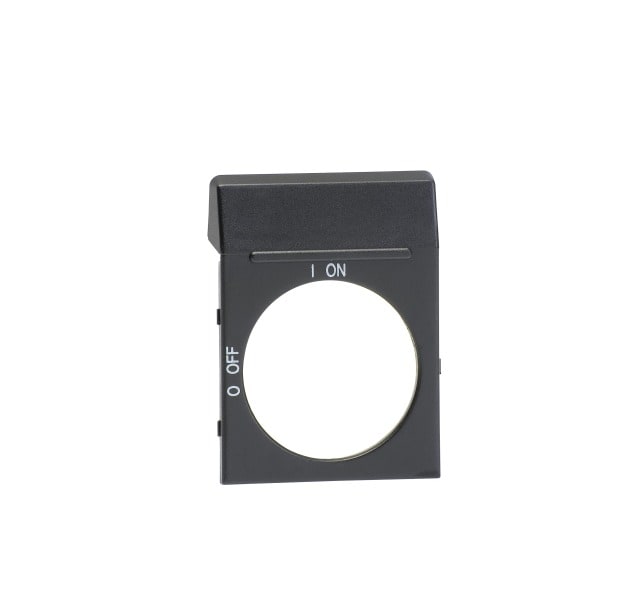 ABB - Blanco-Schild schwarz für OH2_ Griffe