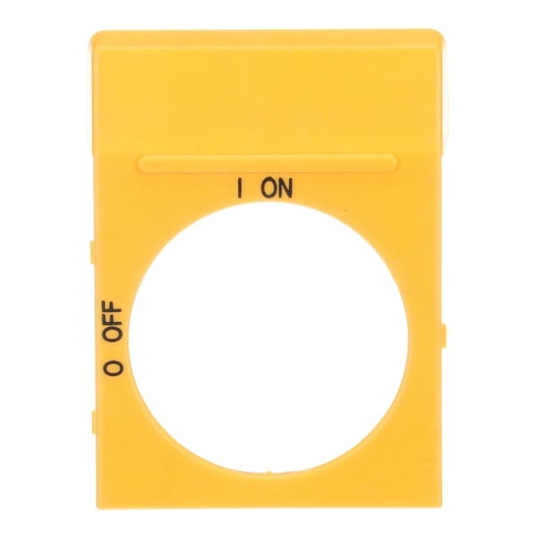 ABB - Blanco-Schild gelb für OH2_ Griffe