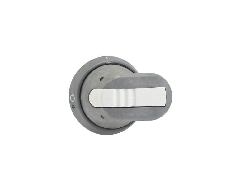 ABB - Pistolengriff grau 45 mm Wellen-ø 6 mm IP65 Beschriftung 0 OFF-1 ON