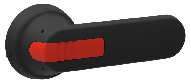 ABB - Pistolengriff schwarz 125 mm Wellen-ø 12 mm IP65 Beschriftung 0 OFF-1 ON