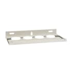 ABB - Kabeleinführung für Stahlblechgeh. Größe 400x230mm mit 4 Ringflansch-Öffnungen