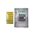 ABB - Sicherheitsschalter Kunststoffgeh. 4P 22kW 400V Griff schwarz IP65 oben/unten