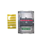 ABB - Sicherheitsschalter Kunststoffgeh. 6P 15kW 400V Griff schwarz IP65 oben/unten