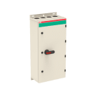 ABB - EMV-Sicherheitsschalter Stahlblechgeh. 3P 220kW 400V Griff schwarz IP65 oben/unt