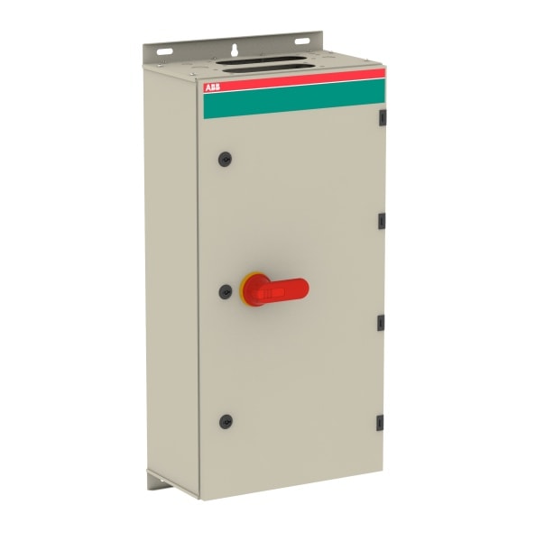 ABB - Sicherheitsschalter Stahlblechgeh. 4P 220kW 400V Griff rot-gelb IP65 oben/unten