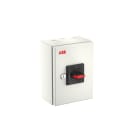 ABB - Lasttrennschalter Stahlblechgehäuse 3P 80A 690V Griff schwarz IP65 oben/unten