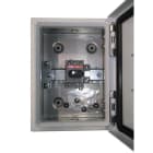 ABB - Sicherheitsschalter Stahlblechgeh. 3P 7,5kW 400V Griff schwarz IP65 oben/unten