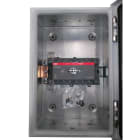 ABB - Lasttrennschalter Stahlblechgehäuse 6P 63A 690V Griff schwarz IP65 oben/unten