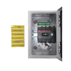 ABB - Sicherheitsschalter Stahlblechgeh. 4P 30kW 400V Griff rot-gelb IP65 oben/unten