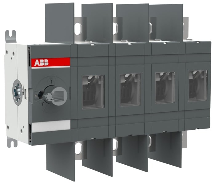 ABB - Lasttrennschalter 4-polig 400 A, ohne Griff und Welle UL/CSA