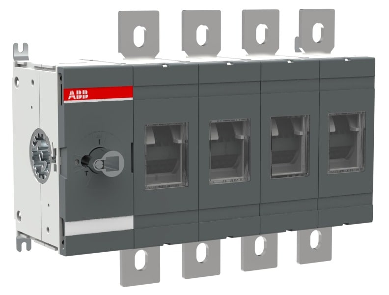 ABB - Lasttrennschalter 4-polig 800 A, ohne Griff und Welle