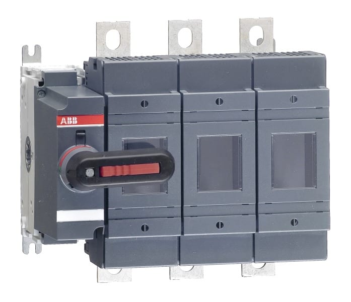 ABB - Lasttrennschalter für Sicherungen 3-polig 250 A, mit direkt montiertem Griff