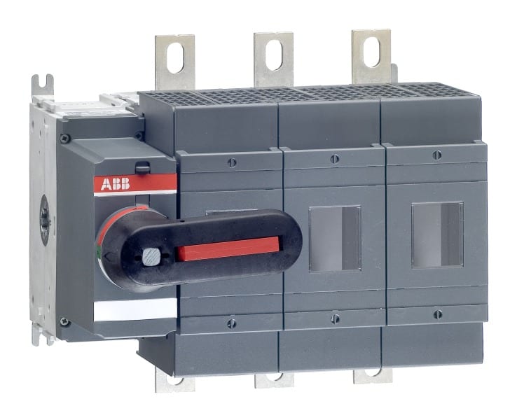 ABB - Sicherungslasttrennschalter 3P 400A mit direkt montiertem Griff BS-Typ