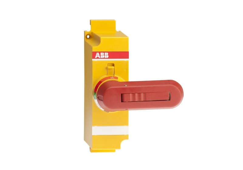 ABB - OSVY250DK Direktgriff rot-gelb 65mm inkl. Welle u. Abdeckung