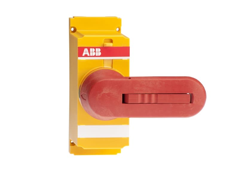 ABB - OSVY400BK Direktgriff rot-gelb 95mm inkl. Welle u. Abdeckung