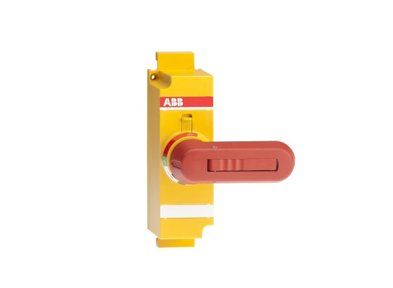 ABB - OSVY200BK Direktgriff rot-gelb 65mm inkl. Welle u. Abdeckung