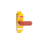 ABB - OSVY200BK Direktgriff rot-gelb 65mm inkl. Welle u. Abdeckung