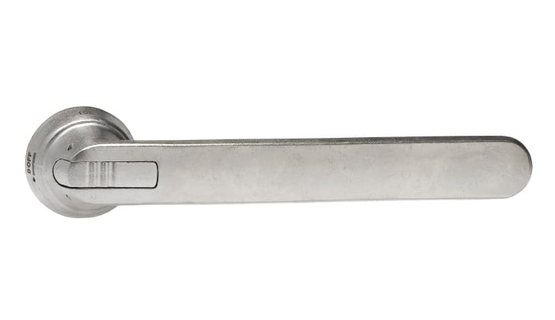 ABB - Edelstahlgriff grau 275 mm Wellen-ø 12 mm IP66 Beschriftung 0 OFF-1 ON