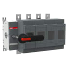 ABB - Sicherungslasttrennschalter 4P 600A m.Griff u.Welle UL gesichert gesch. Neutral.